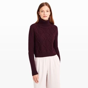 Club Monaco Rahma Sweater in Purple / Burgundy